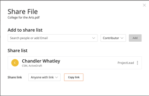 Share a file - anyone with link 5.13.24